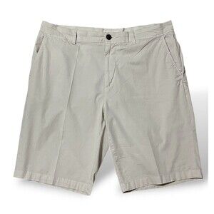 Goodthreads Men’s Light Khaki Chino Shorts Casual Summer 36W Stretch